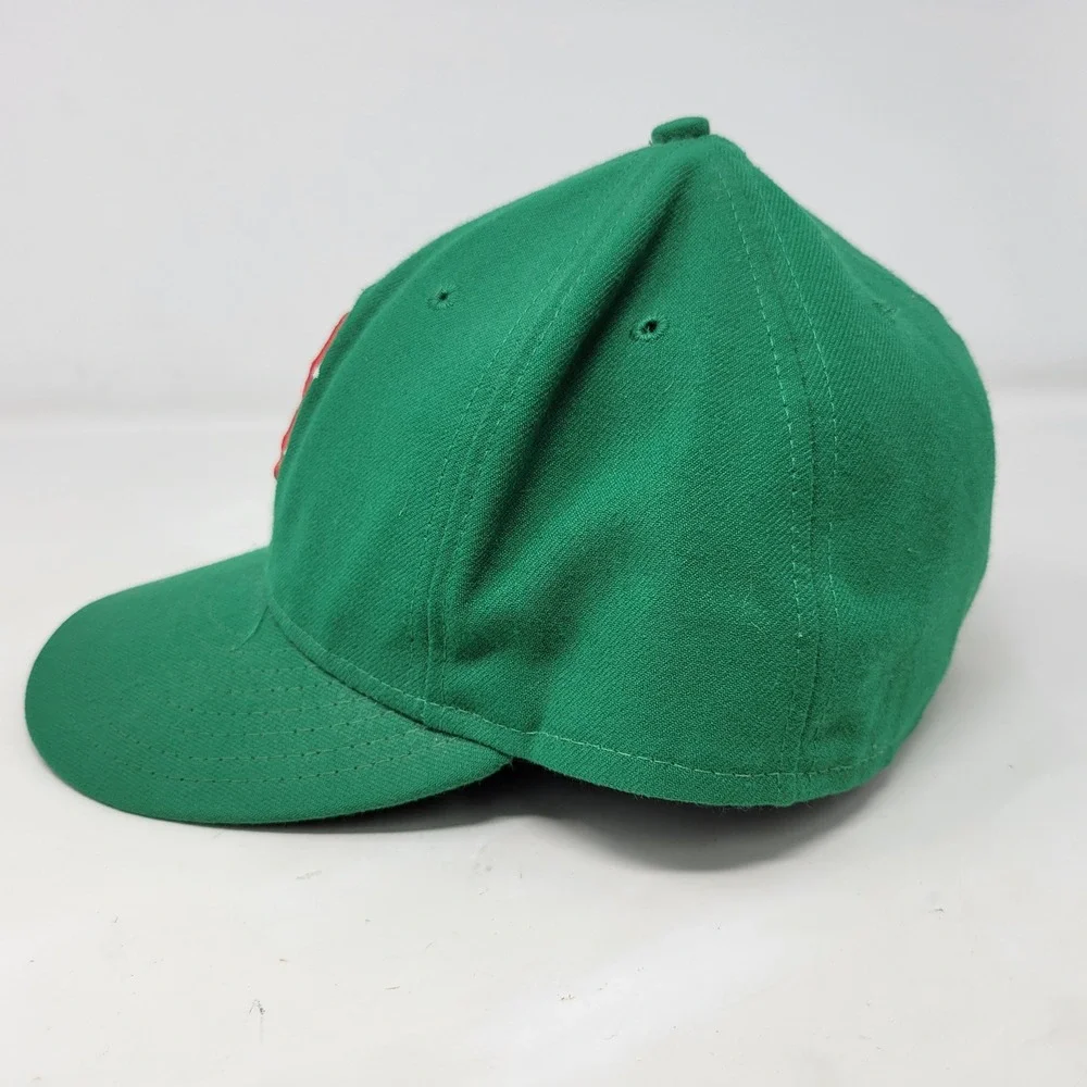 New Era 59FIFTY Boston Red Sox MLB On-Field Fitted Hat Green Size 7 1/2